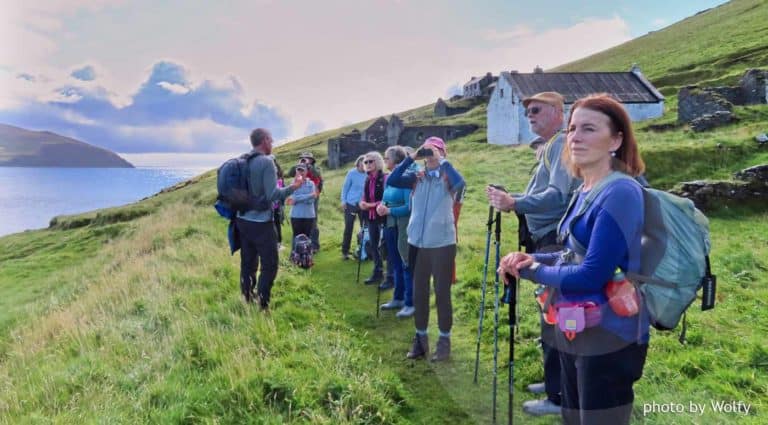 Walking the Blasket Islands with Celtic Nature Walking Tours.